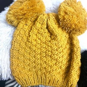 ON SALE….Double Pom Pom Beanie Hat
